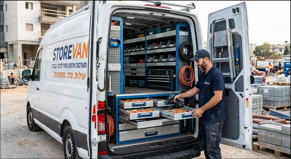 הרכב הוא המחסן שלכם? כך תהפכו אותו לרכב עבודה מסודר ויעיל